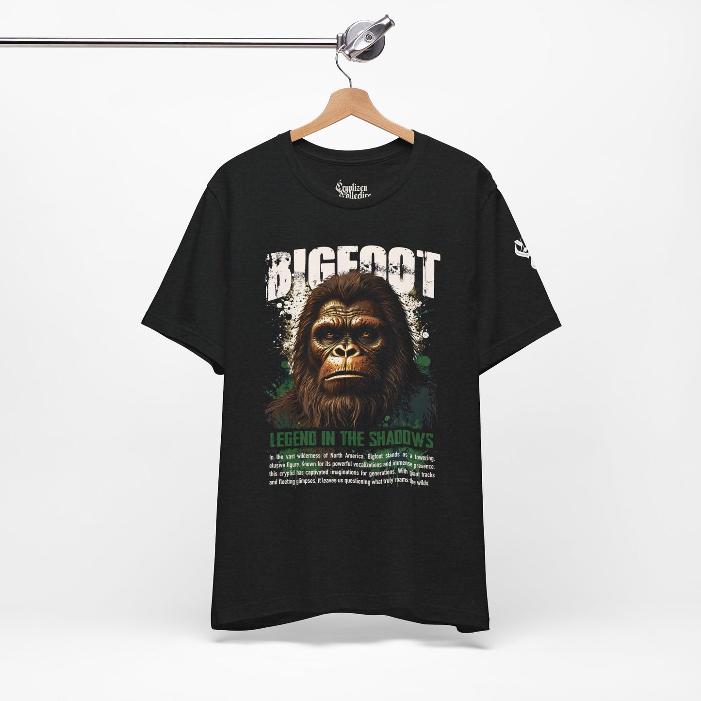 Bigfoot T-Shirt – Legend in the Shadows (Premium Unisex)