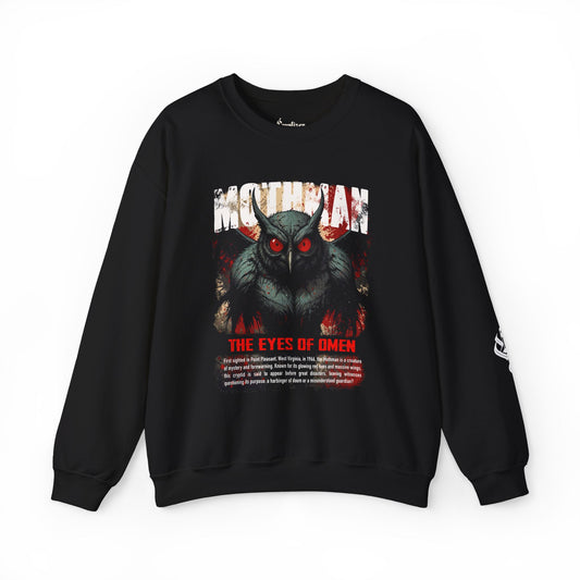 Mothman Crew Neck Sweatshirt – Eyes of Omen (Unisex)