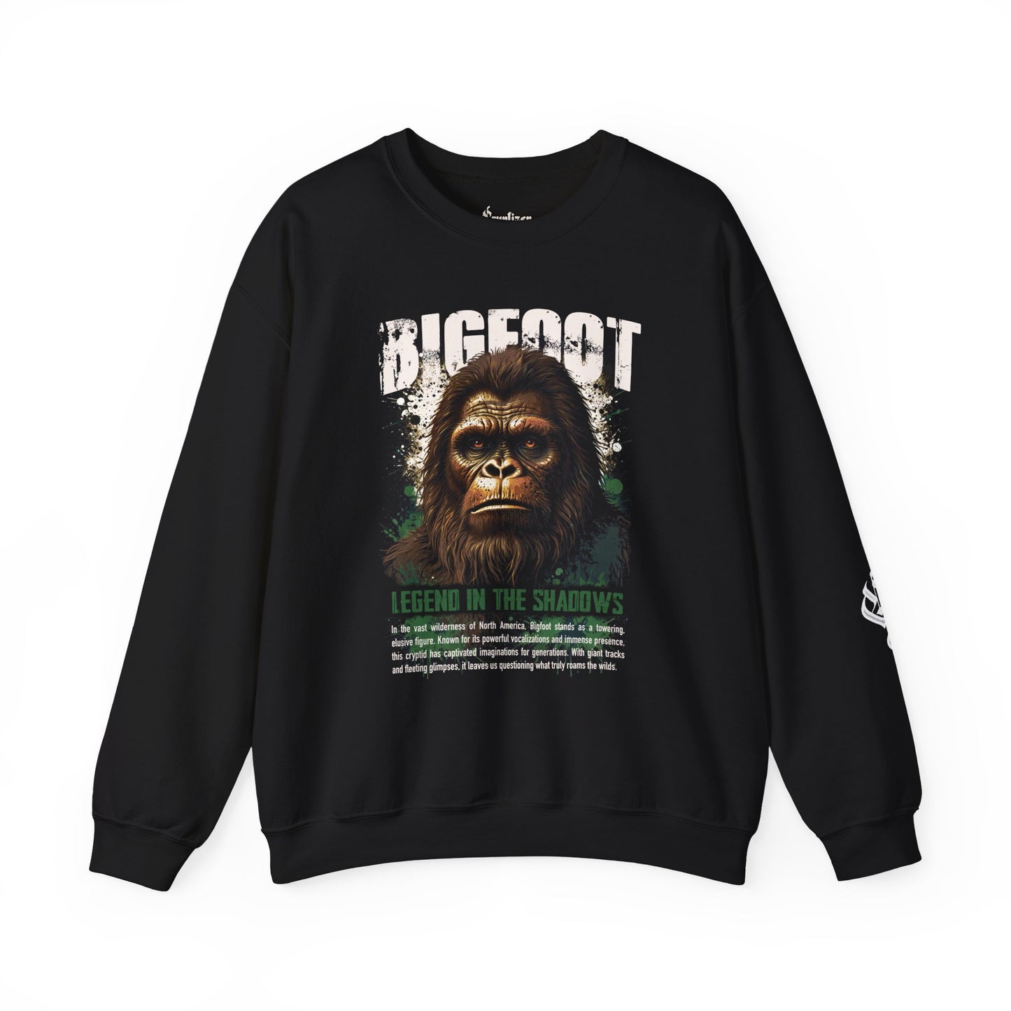 Bigfoot Crew Neck Sweatshirt – Legend in the Shadows (Unisex)