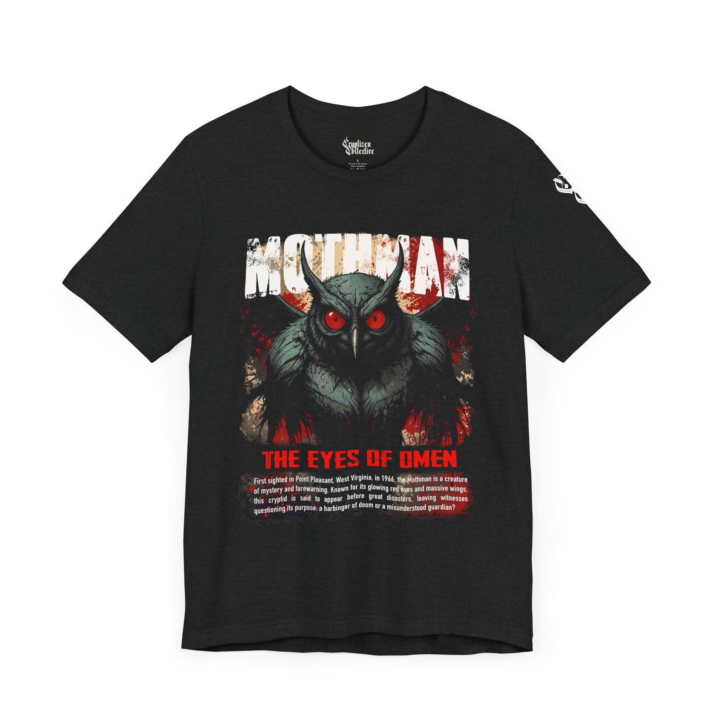 Mothman T-Shirt – The Eyes of Omen (Premium Unisex)