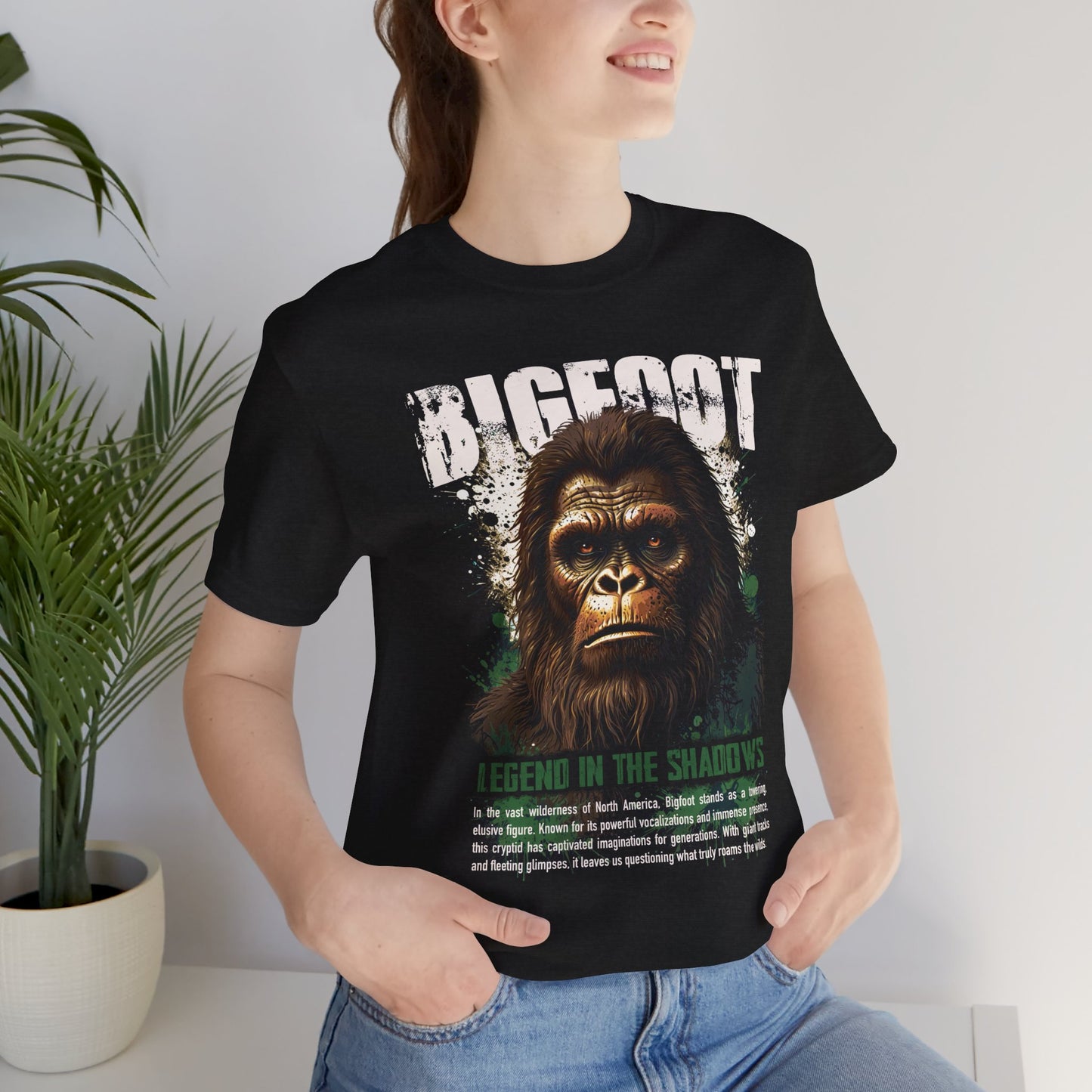 Bigfoot T-Shirt – Legend in the Shadows (Premium Unisex)