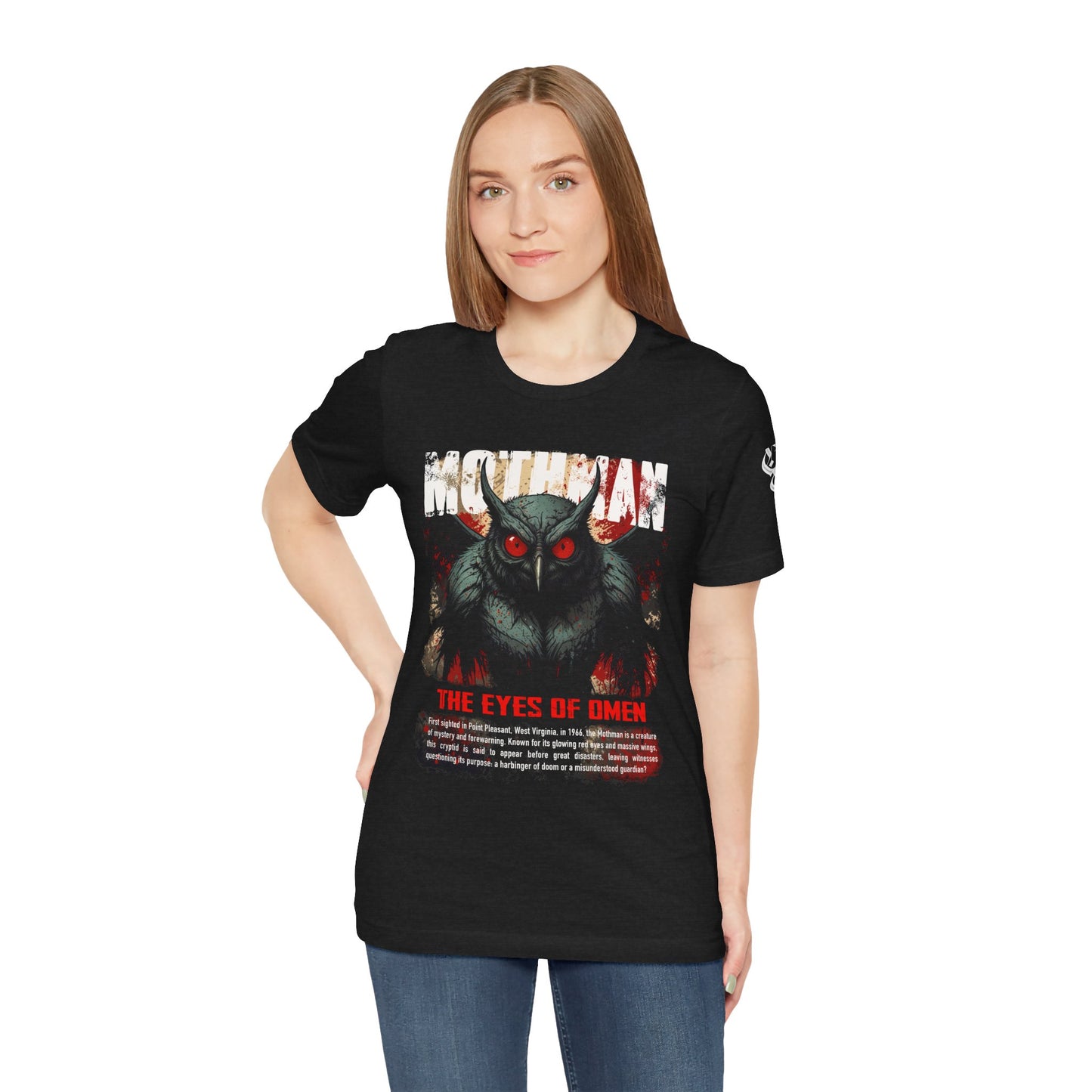 Mothman T-Shirt – The Eyes of Omen (Premium Unisex)