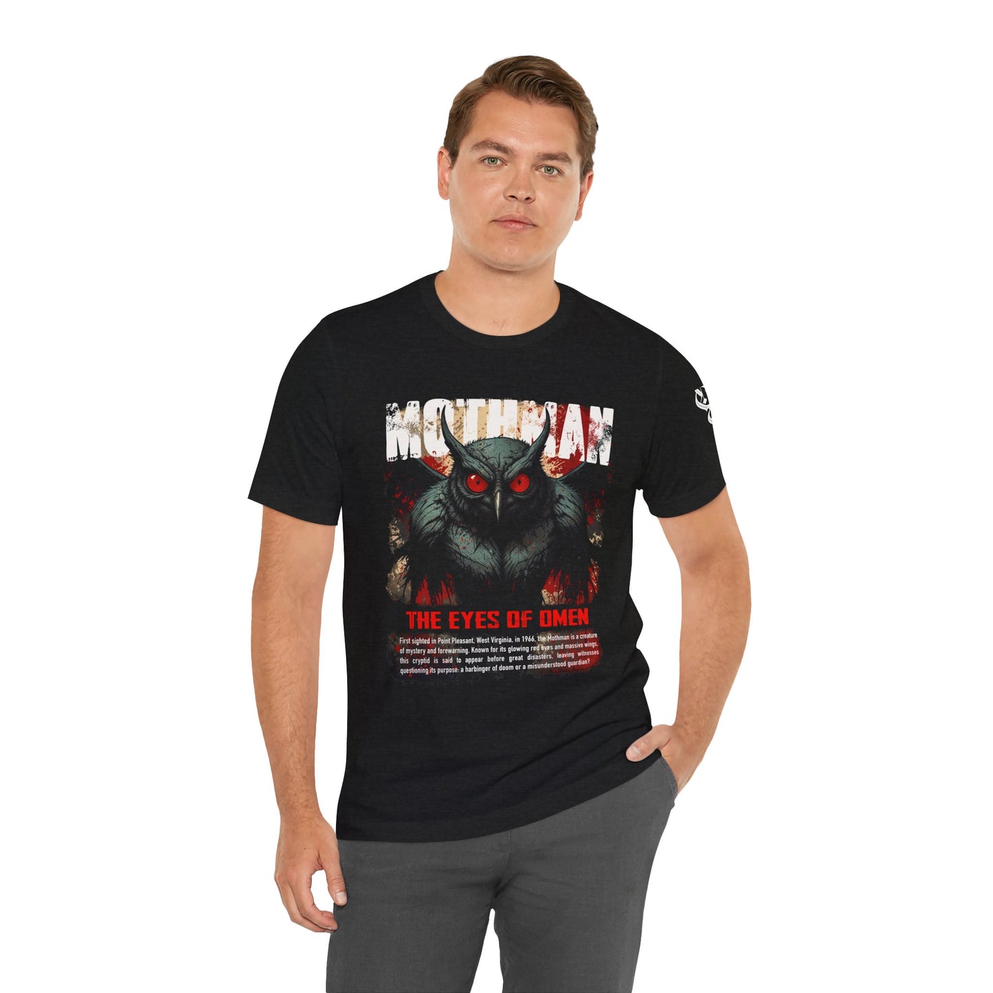 Mothman T-Shirt – The Eyes of Omen (Premium Unisex)