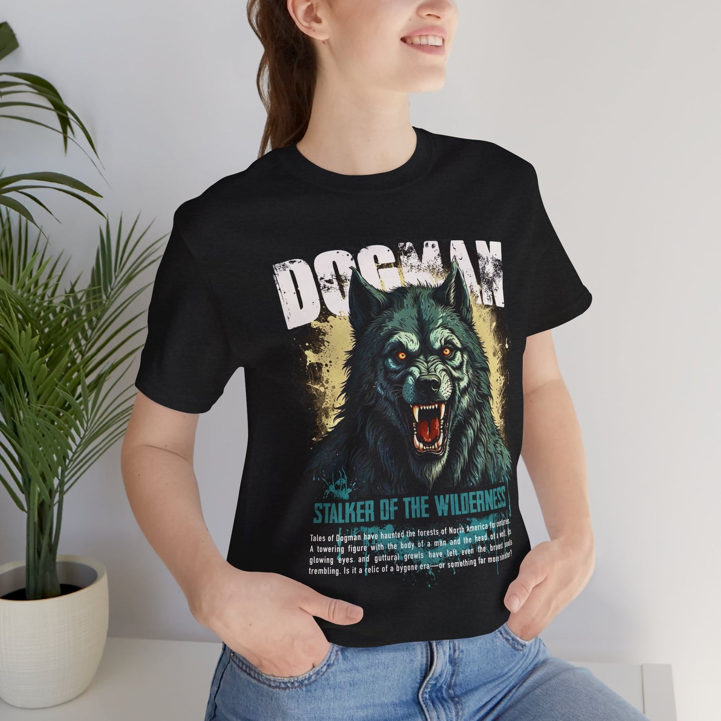 Dogman T-Shirt – Stalker of the Wilderness (Premium Unisex)