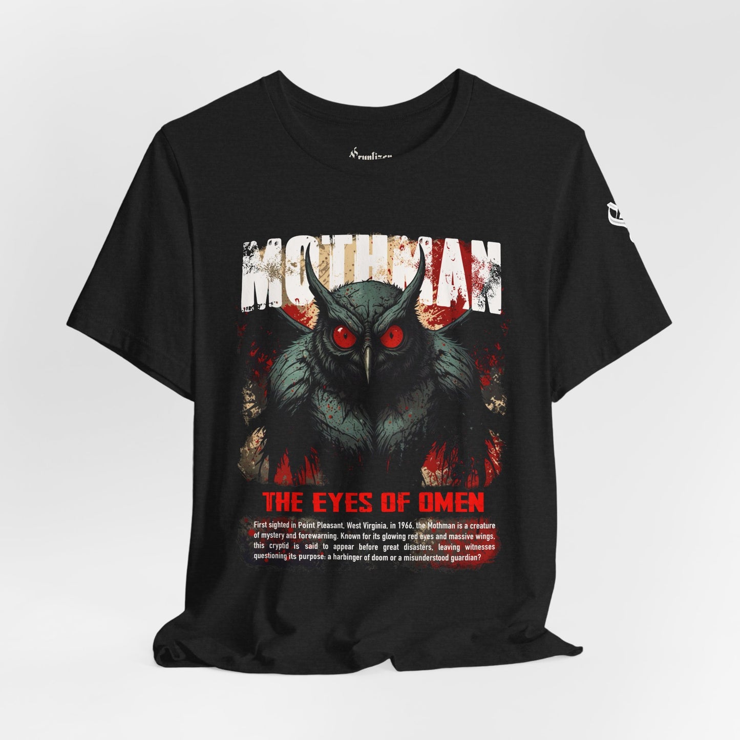 Mothman T-Shirt – The Eyes of Omen (Premium Unisex)